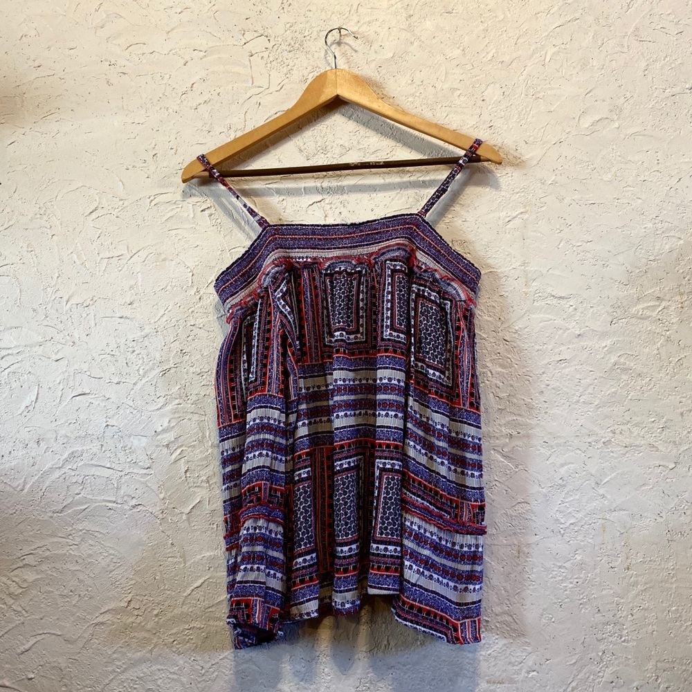 Off the shoulder top with pretty pattern